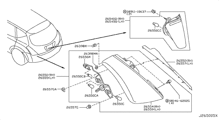 Rear combination lamp