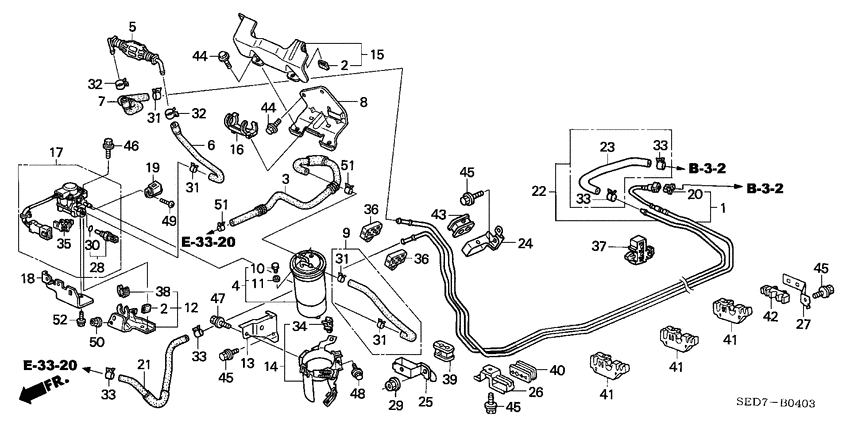 Fuel pipe/fuel strainer