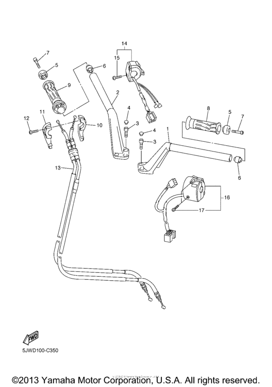 Steering handle & cable