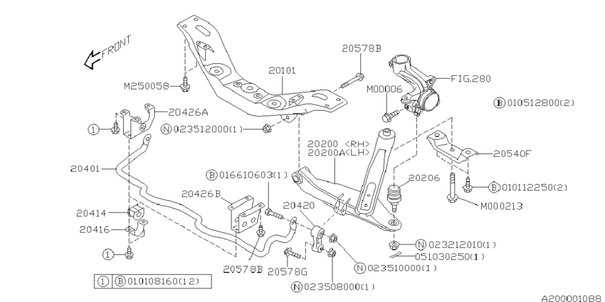 Front suspension