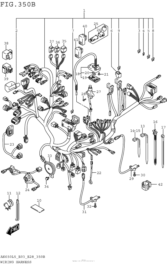 Wiring Harness (An650L5 E33)