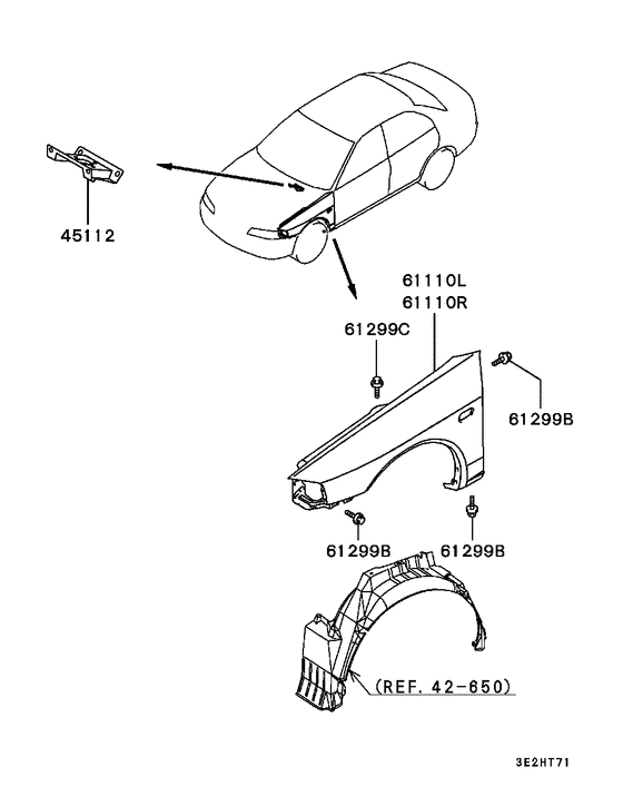 Fender & front end cover