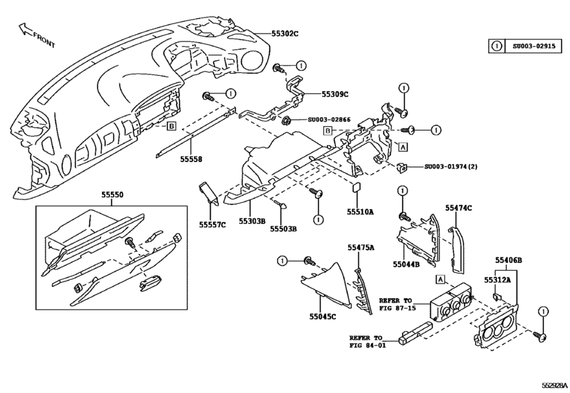 Instrument Panel & Glove Compartment