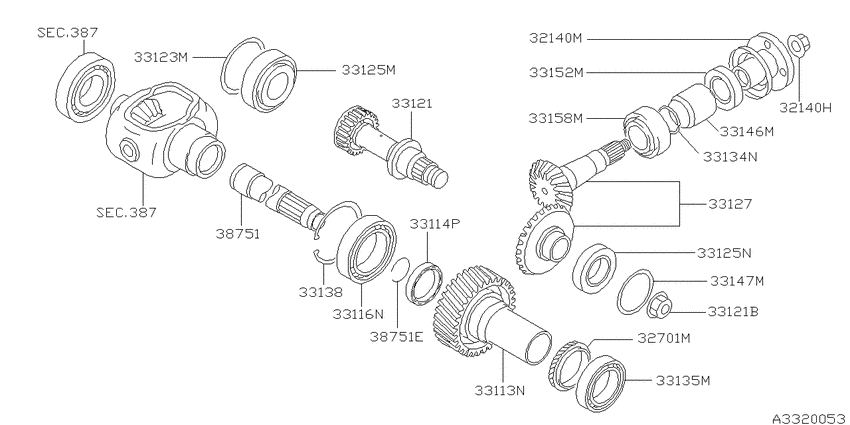 Transfer gear