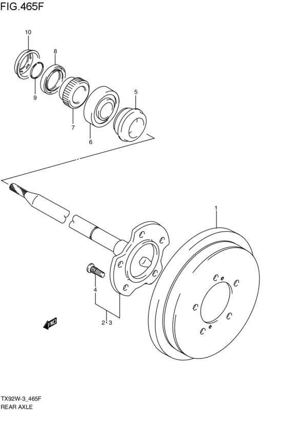 rear axle