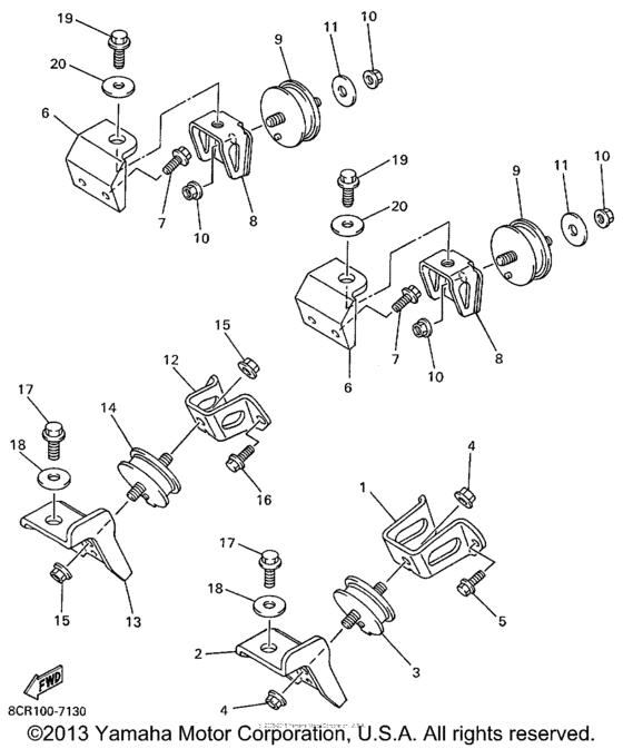 Engine bracket