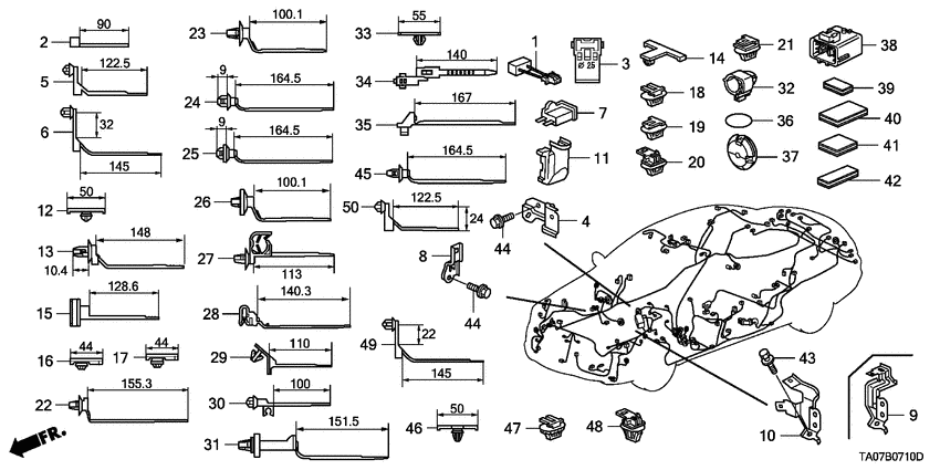 Harness band/bracket