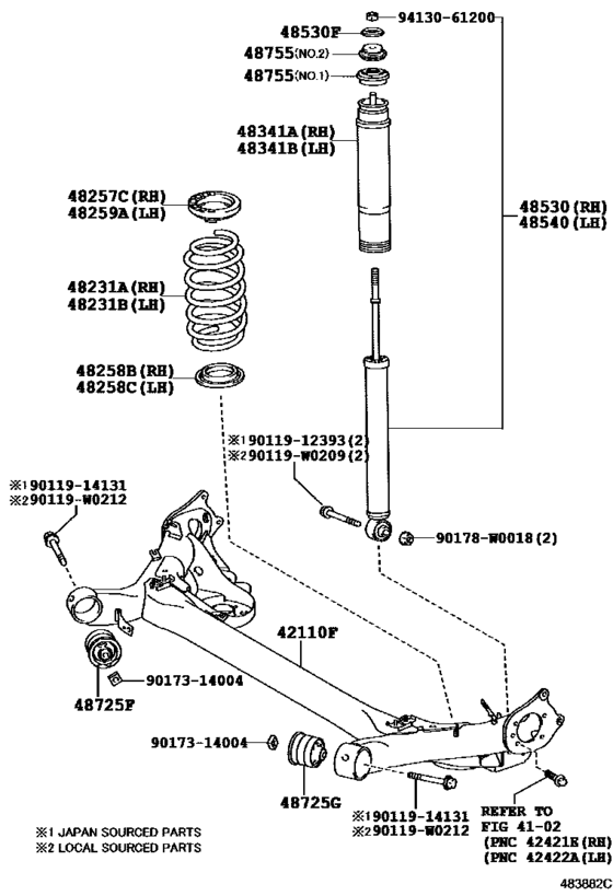 Rear Spring & Shock Absorber