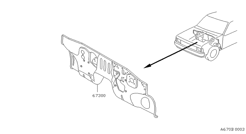 Dash panel & fitting
