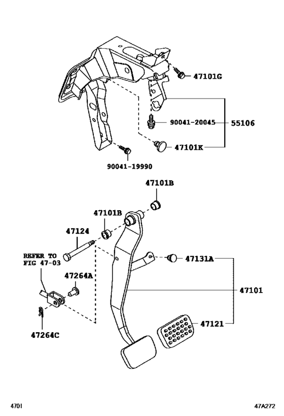 Brake Pedal & Bracket