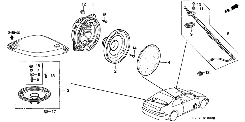 Radio antenna/speaker