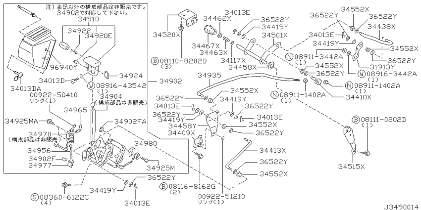 Auto transmission control device