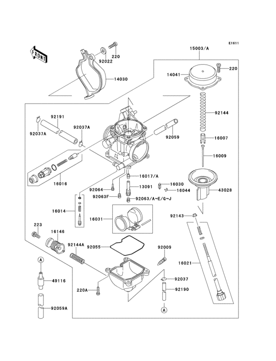 Carburetor(1/2)(-vf400ae520627)