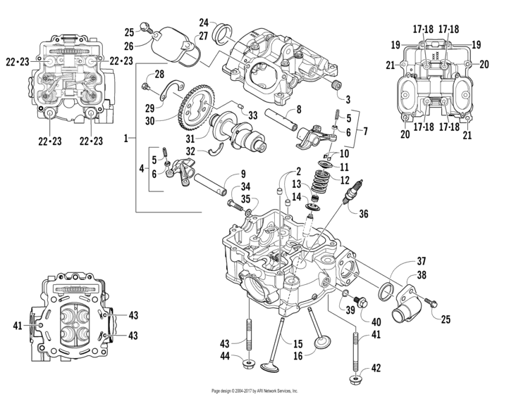 Cylinder Head And Camshaft/valve Assembly