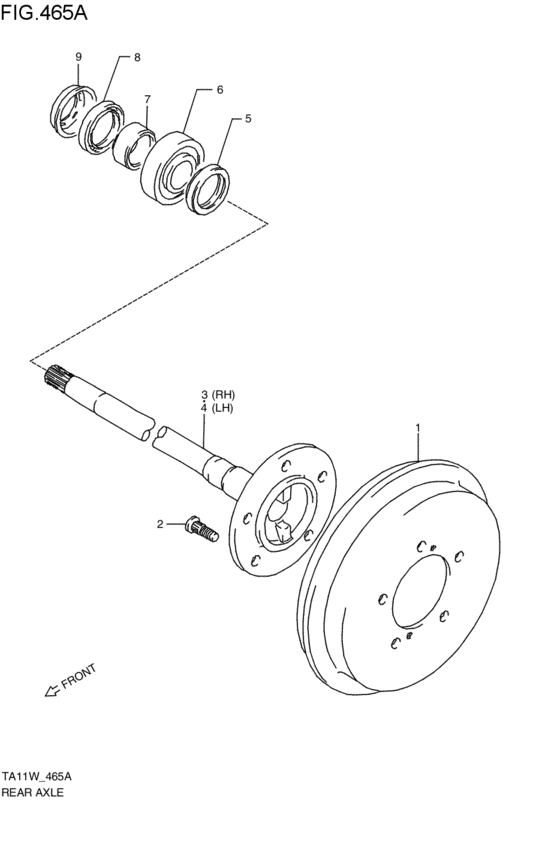 rear axle