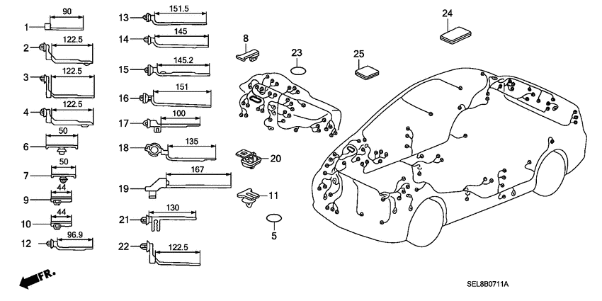 Harness band/bracket