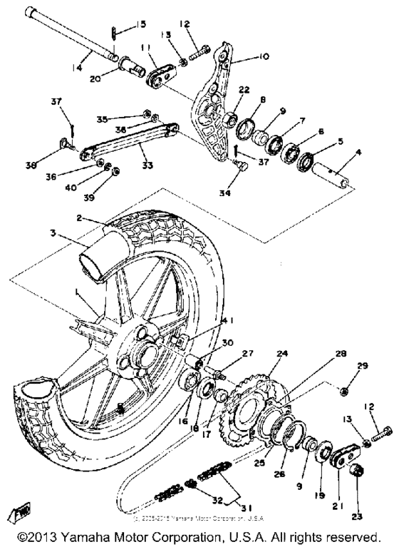 Rear wheel