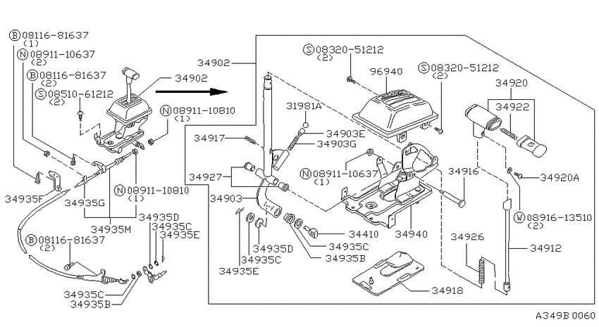 Auto transmission control device
