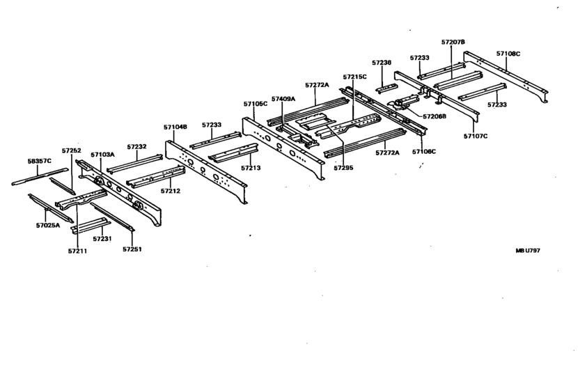 Rear Floor Panel & Rear Floor Member