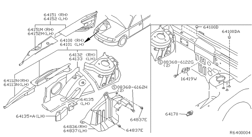 Hood ledge & fitting
