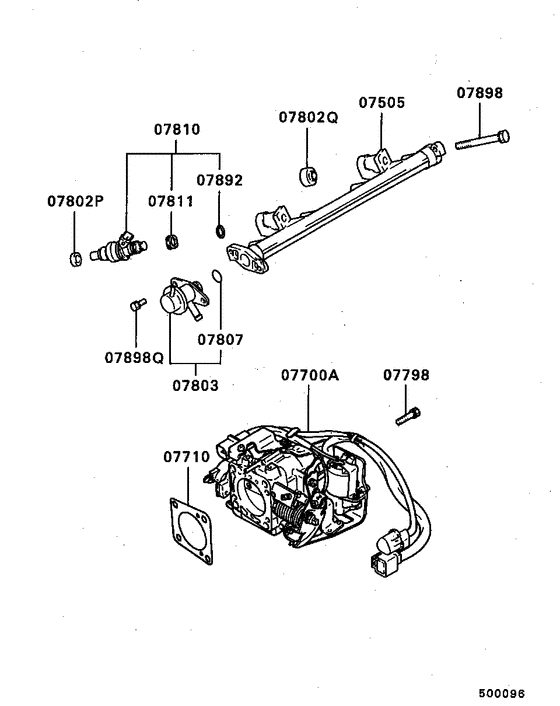 Injector & throttle body