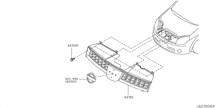 Front grille
