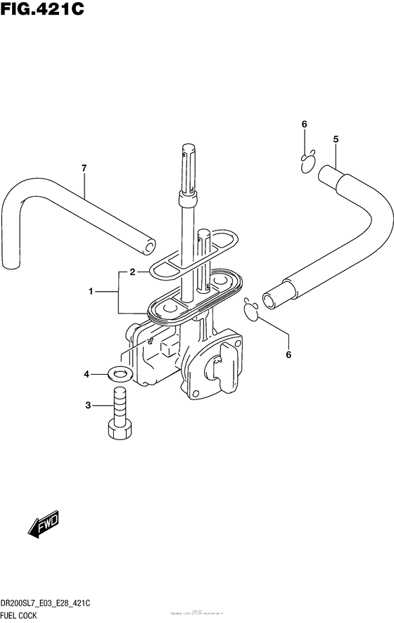 Fuel Cock (Dr200Sl7 E33)