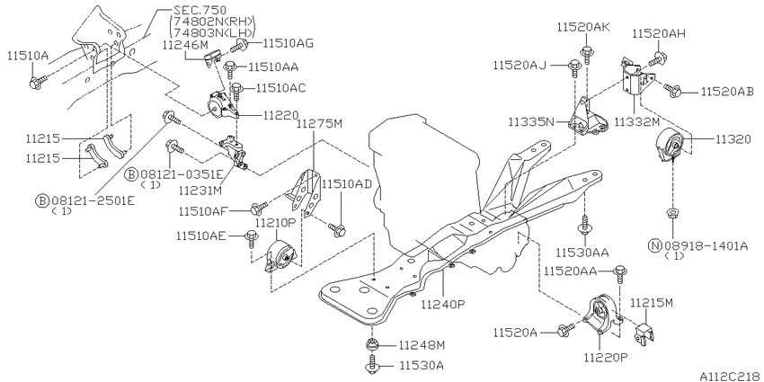 Engine & transmission   mounting