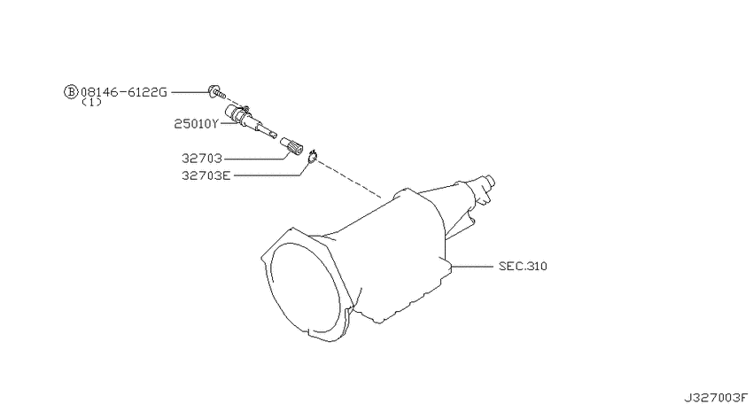 Speedometer pinion