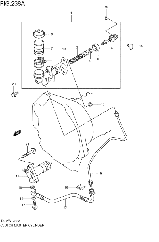 mt - clutch master cylinder