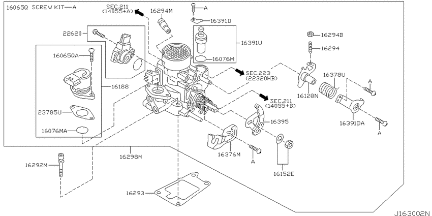 Throttle chamber