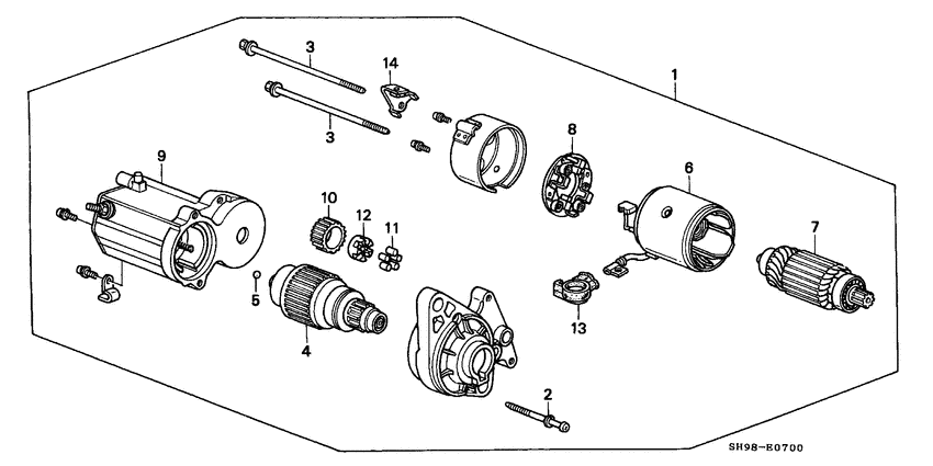 Starter motor