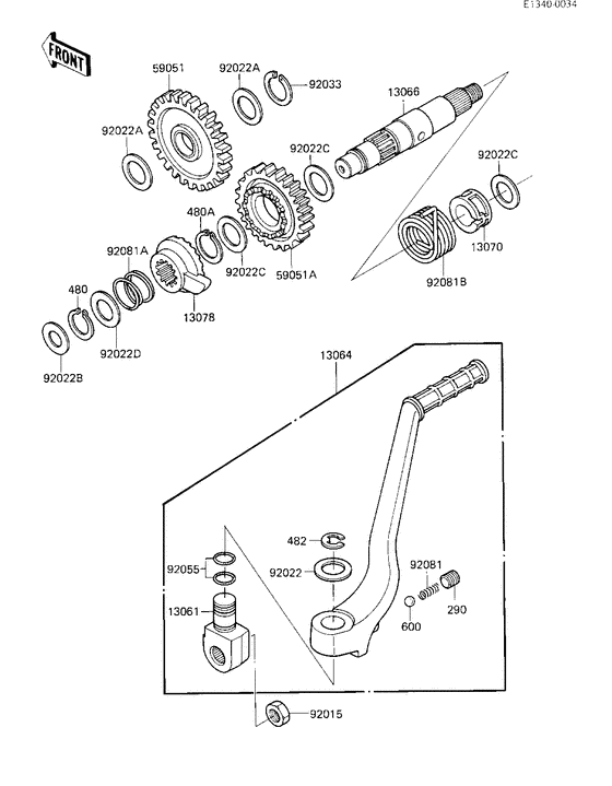Kickstarter mechanism