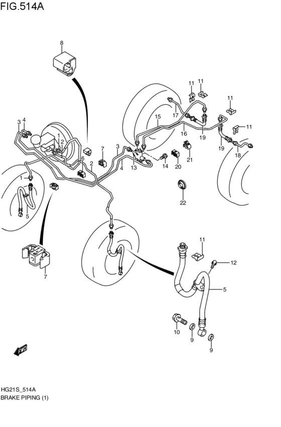 brakes piping