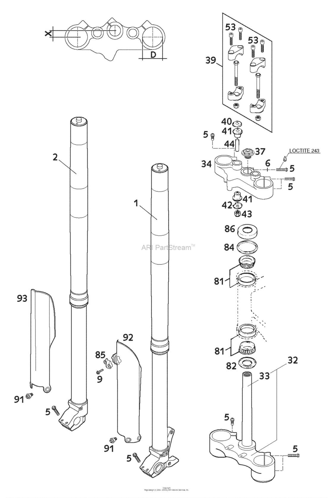 Front Fork Wp Usd 43
