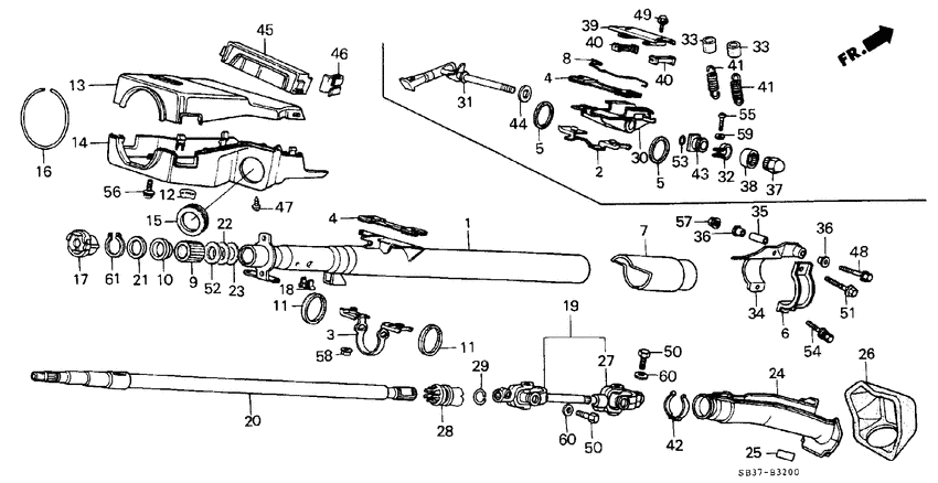 Steering column