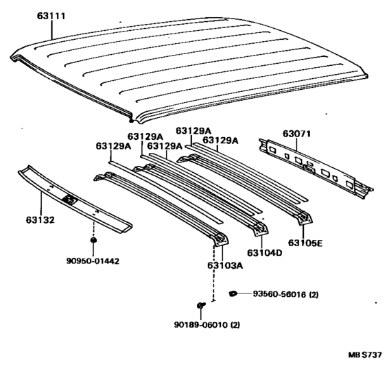 Roof Panel & Back Panel