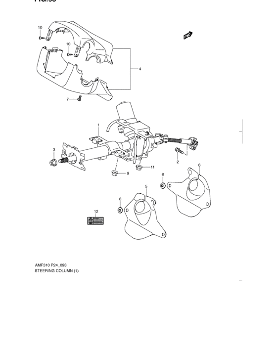 Steering column
