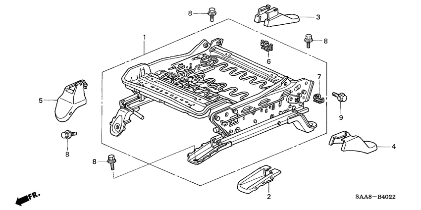 Front seat components