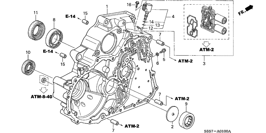 Torque converter case