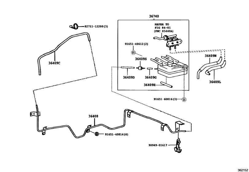 Transfer Vacuum Piping