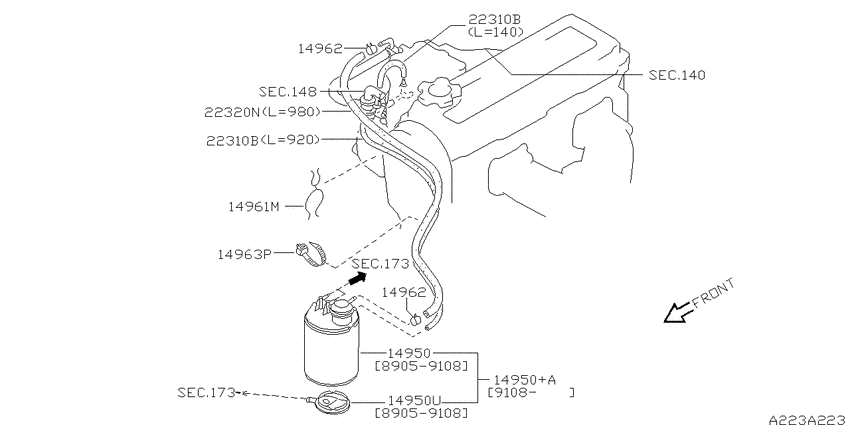 Vacuum piping