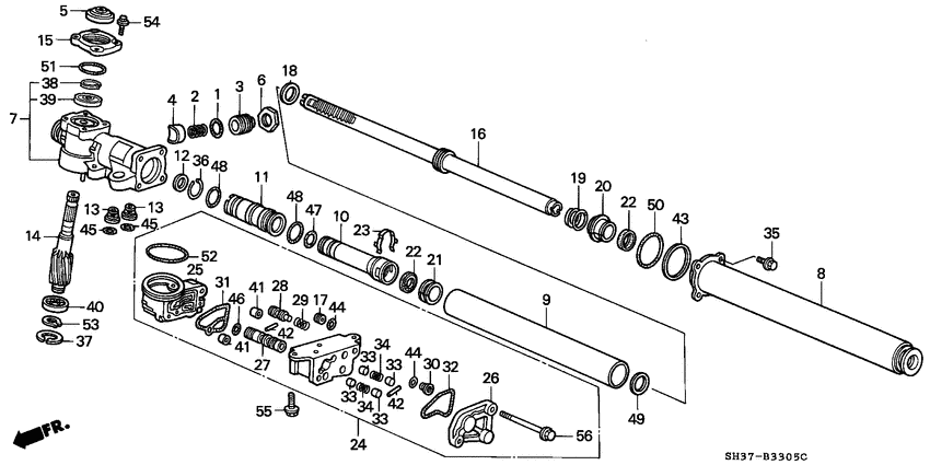 P.s. gear box components
