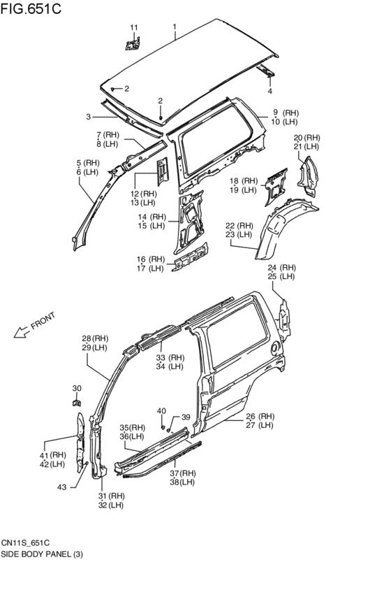 side body panel