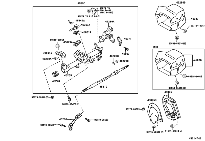 Steering Column & Shaft