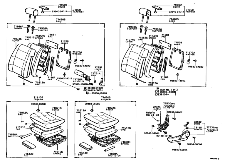 Front Seat & Seat Track