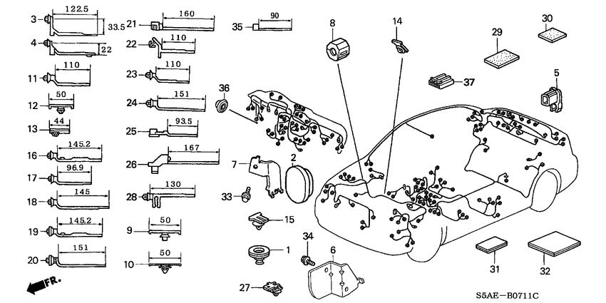 Harness band/bracket