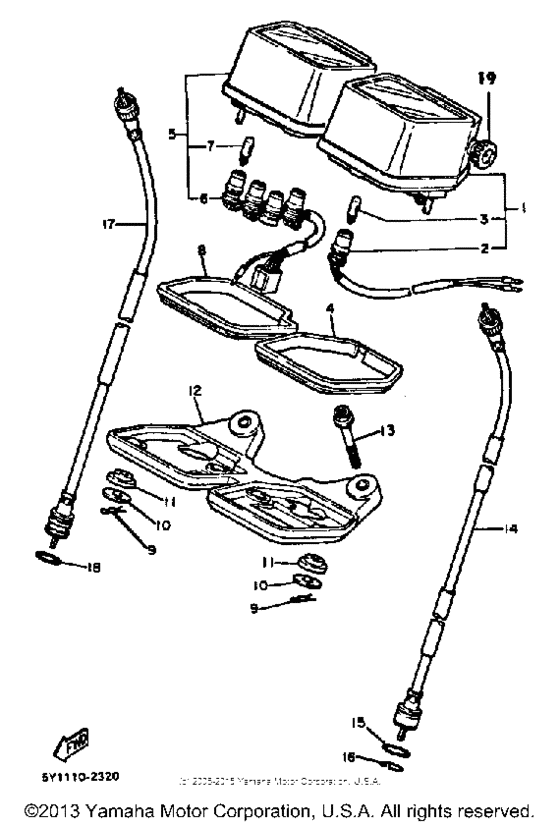 Speedometer tachometer