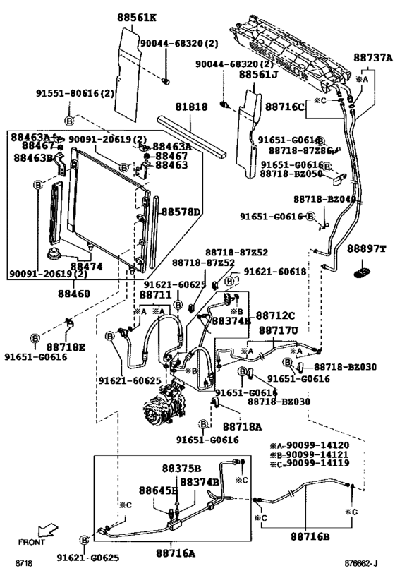 Heating & Air Conditioning - Cooler Piping