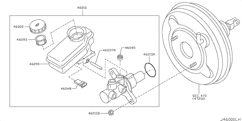 Brake master cylinder